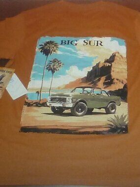 Chevrolet Truck Licensed Big Sur T Shirt Size Medium Buckhorn River